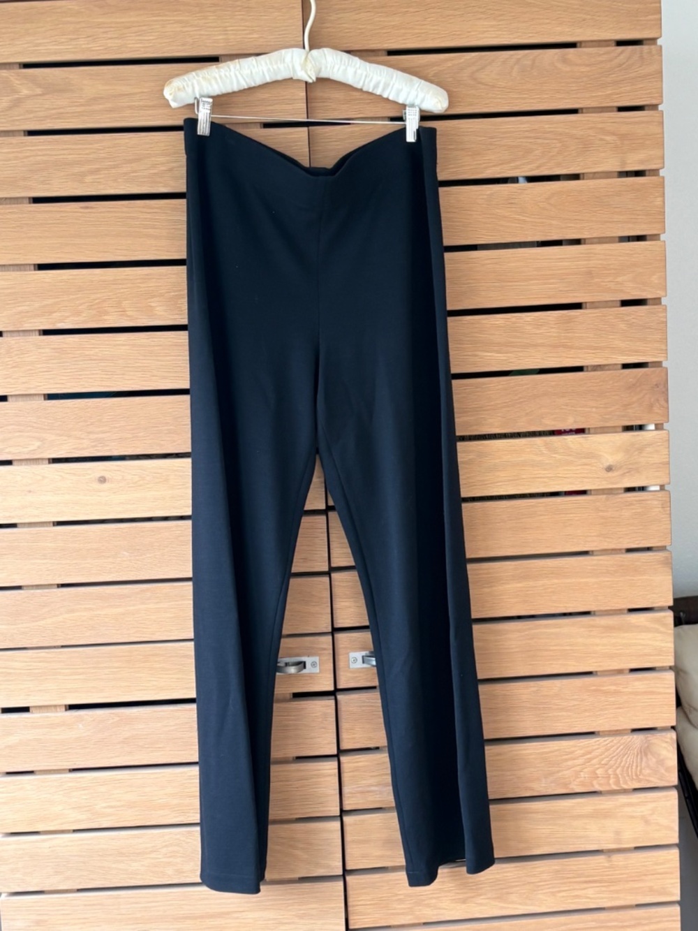 Eileen Fisher Black Wide-Leg Pants – Size Medium